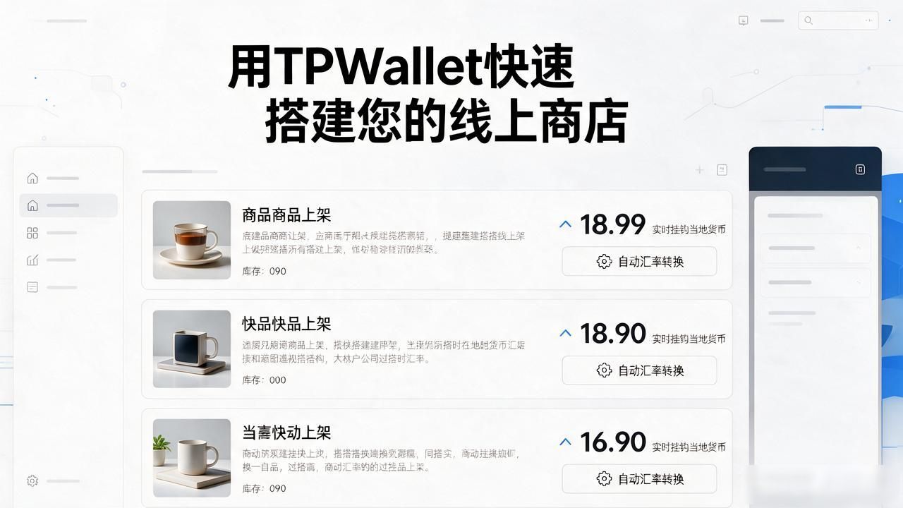 用TPWallet快速搭建您的线上商店