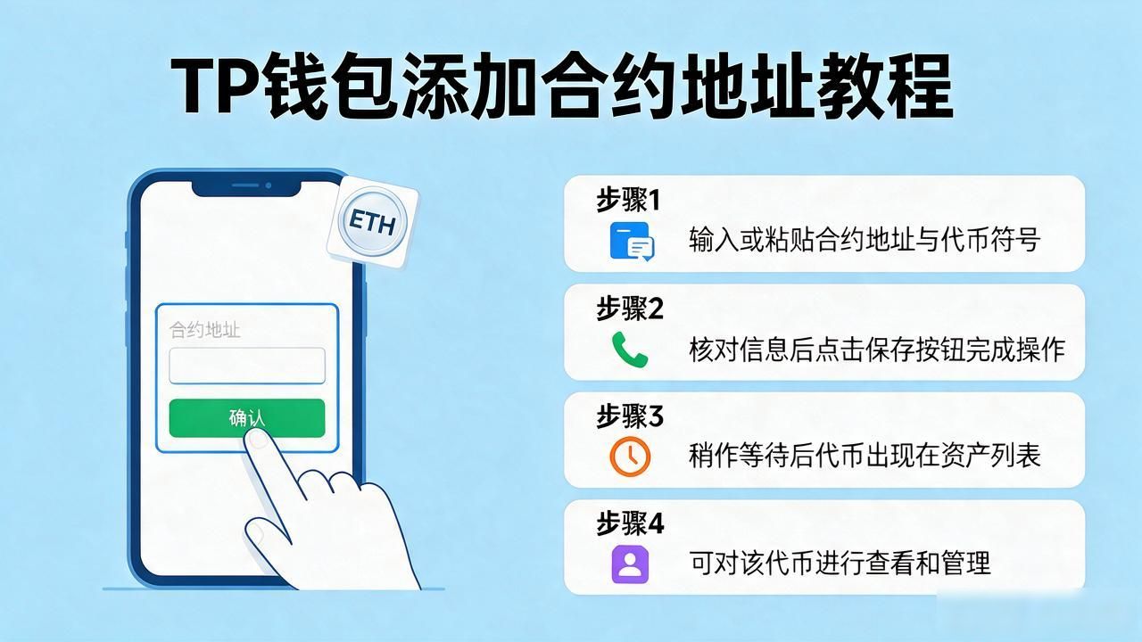 tp钱包怎么添加合约地址？新手一看就会的详细教程