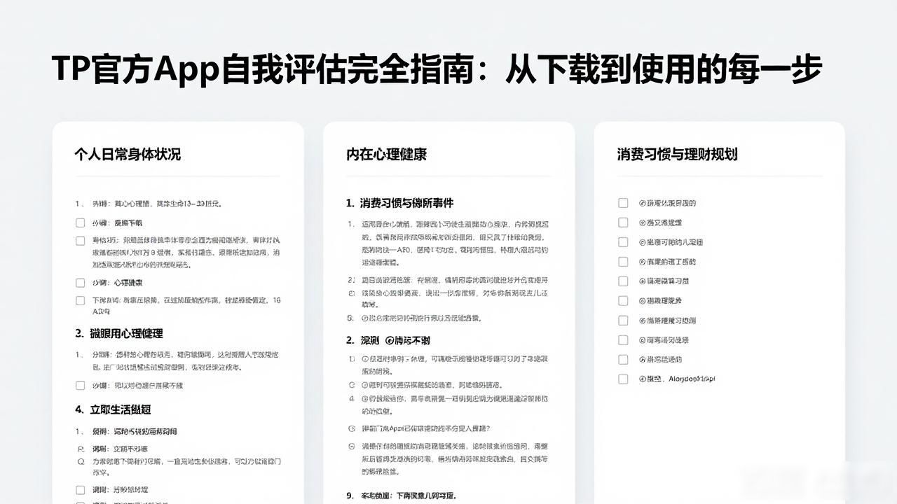 TP官方app自我评估完全指南：从下载到使用的每一步