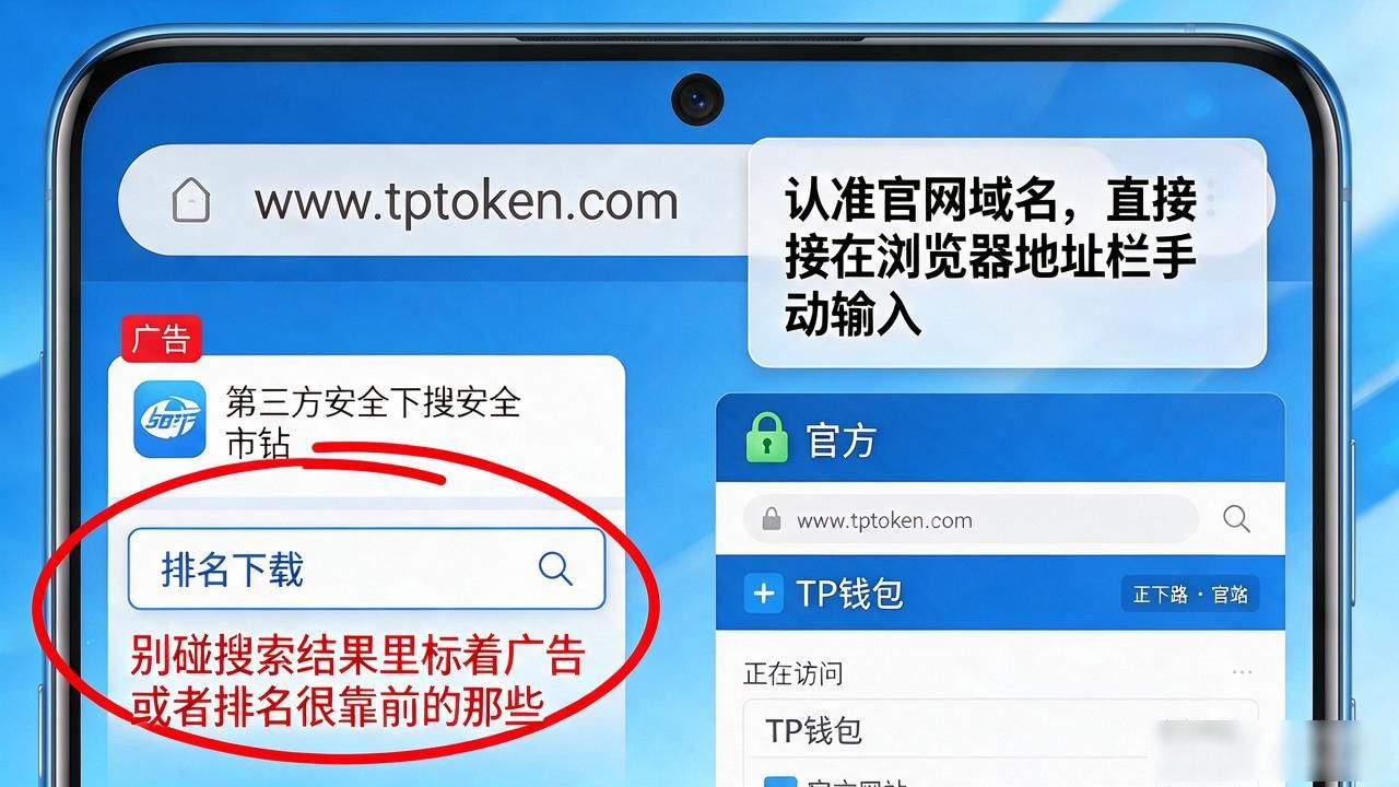 安卓手机装tp钱包怎么下载，浏览器打开官网两步搞定别踩坑