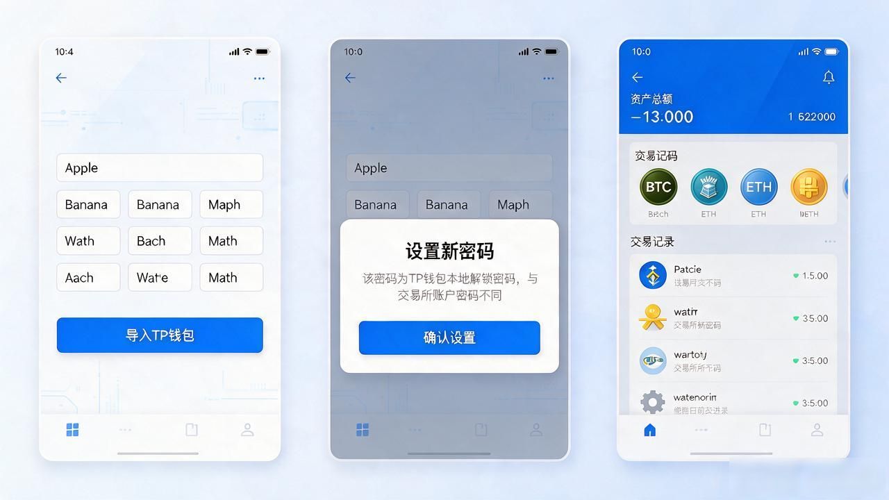 TP钱包恢复钱包方法_tp钱包怎么用助记词导入钱包_TP钱包助记词导入步骤