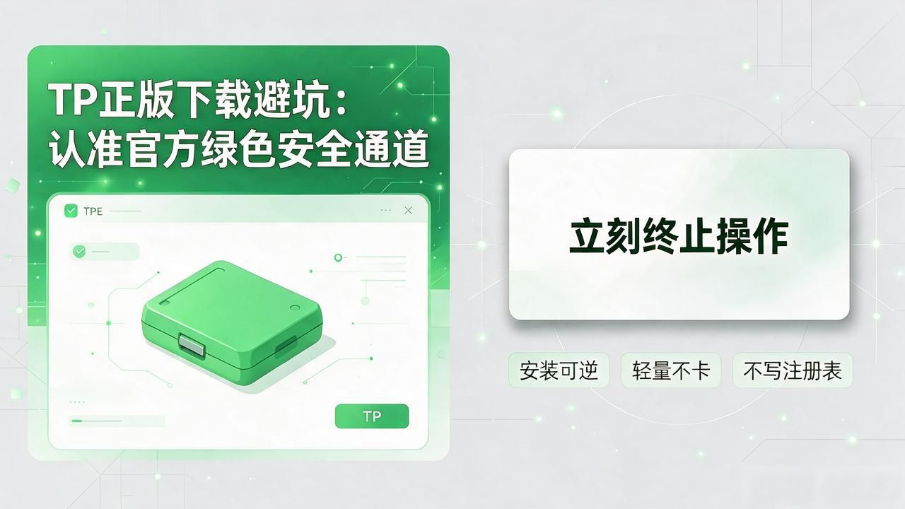 TP正版下载避坑：认准官方绿色安全通道