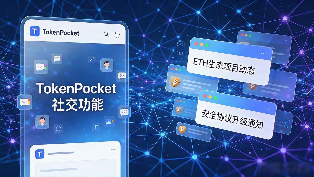 TokenPocket社交功能帮你快速融入投资圈子