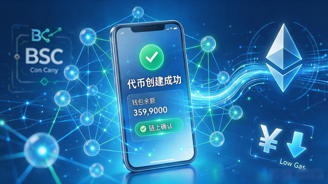 BSC链发行代币费用_TP钱包手机发币教程_手机tp钱包发币