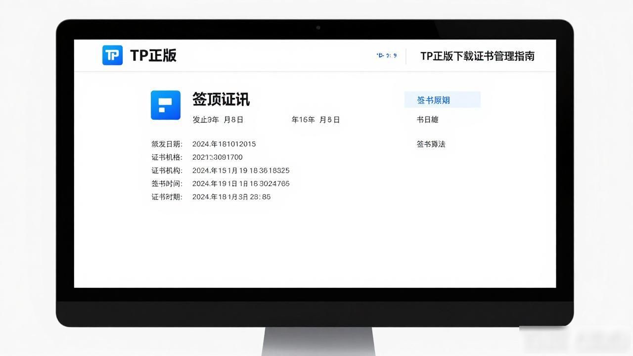 TP正版下载证书管理指南