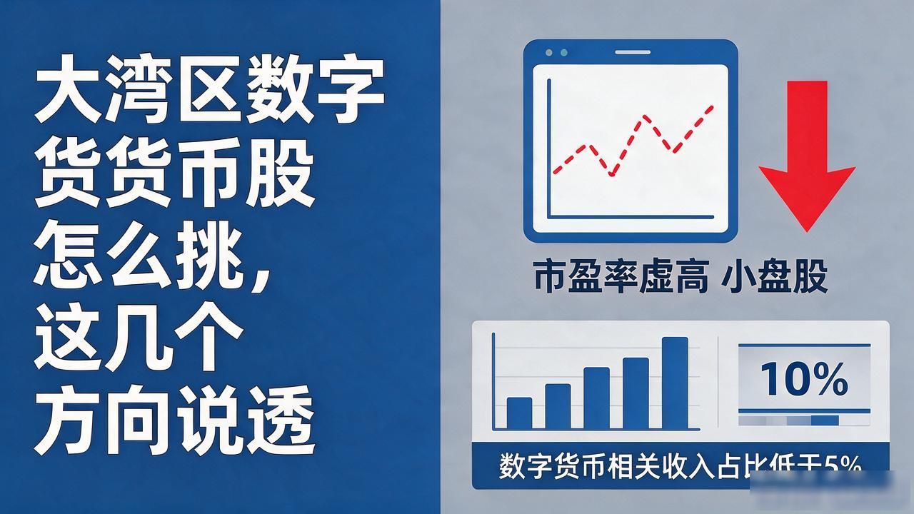 大湾区数字货币股怎么挑，这几个方向说透