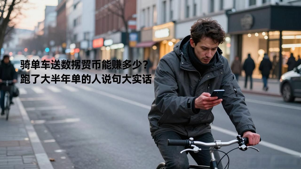 骑单车送数字货币能赚多少？跑了大半年单的人说句大实话