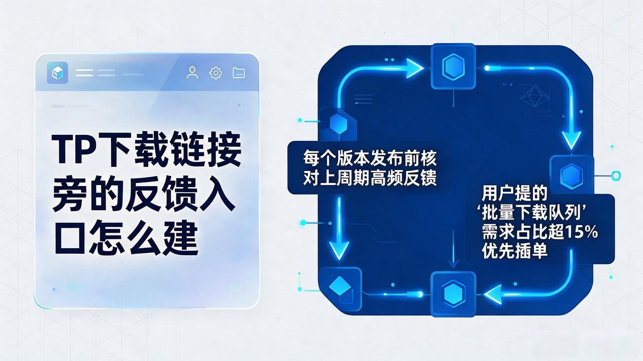 TP下载链接旁的反馈入口怎么建