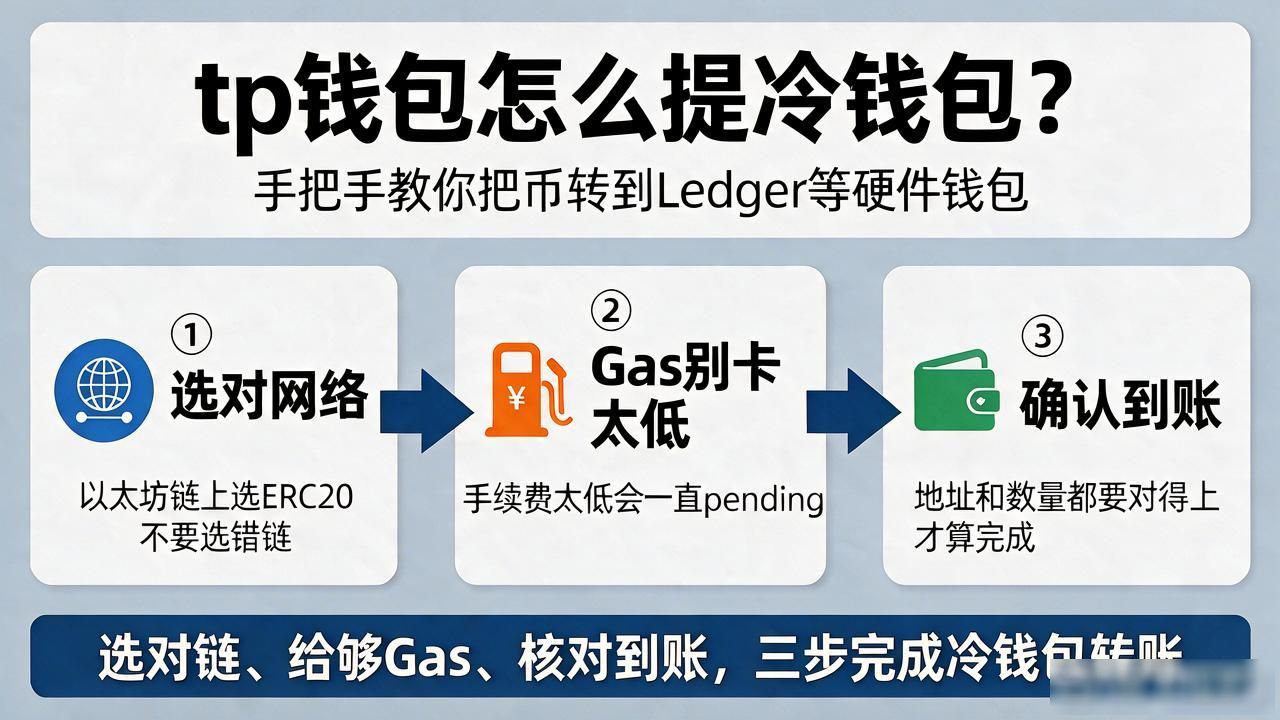 tp钱包怎么提冷钱包？手把手教你把币转到Ledger等硬件钱包