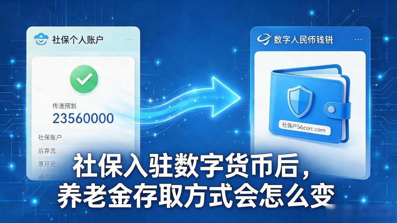 社保数字货币接入_社保入驻数字货币_数字人民币社保账户划转