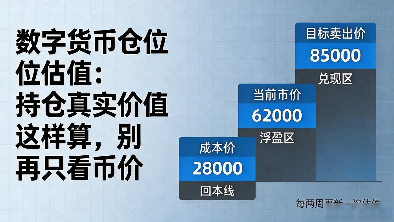 数字货币仓位估值：持仓真实价值这样算，别再只看币价