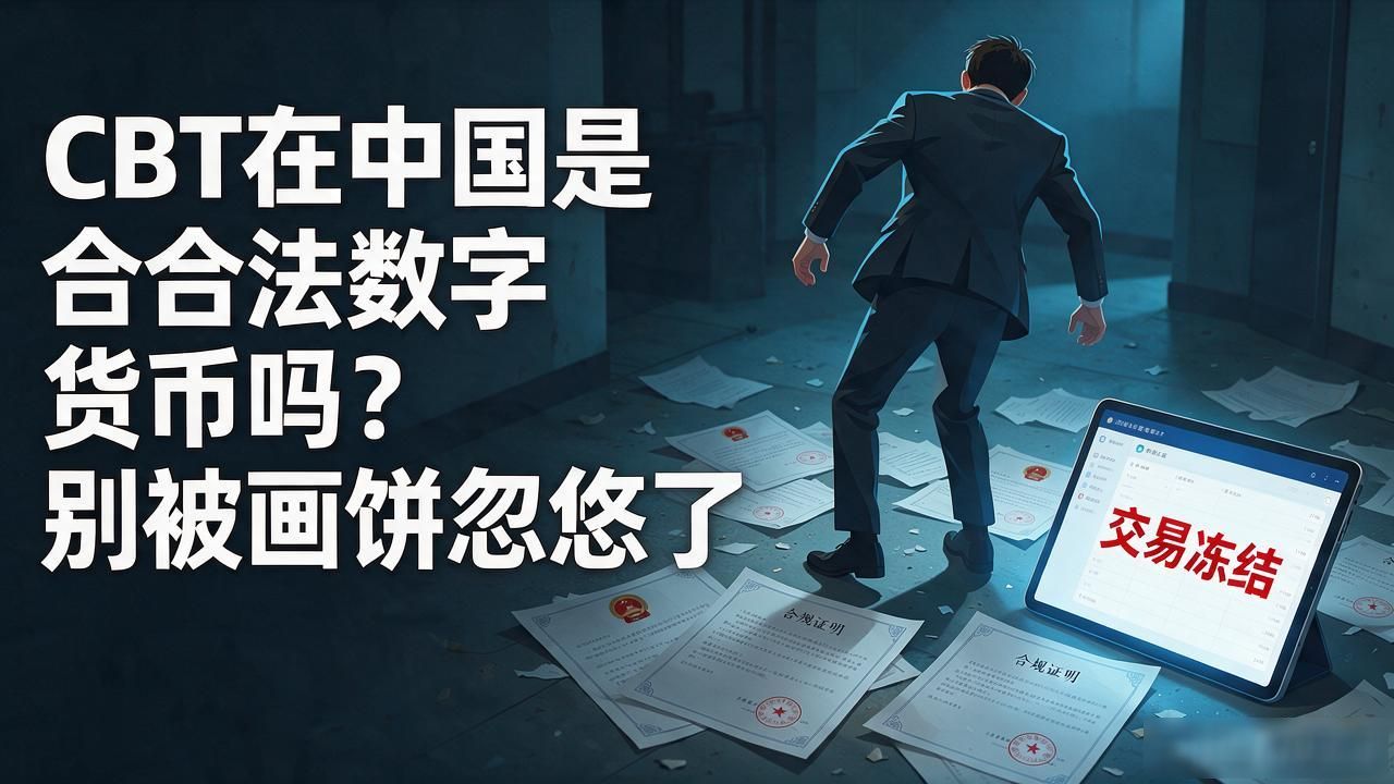 CBT在中国是合法数字货币吗？别被画饼忽悠了