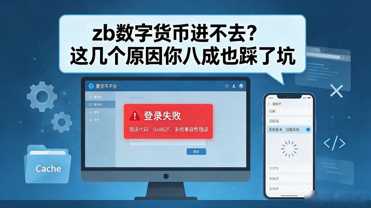 zb数字货币进不去？这几个原因你八成也踩了坑