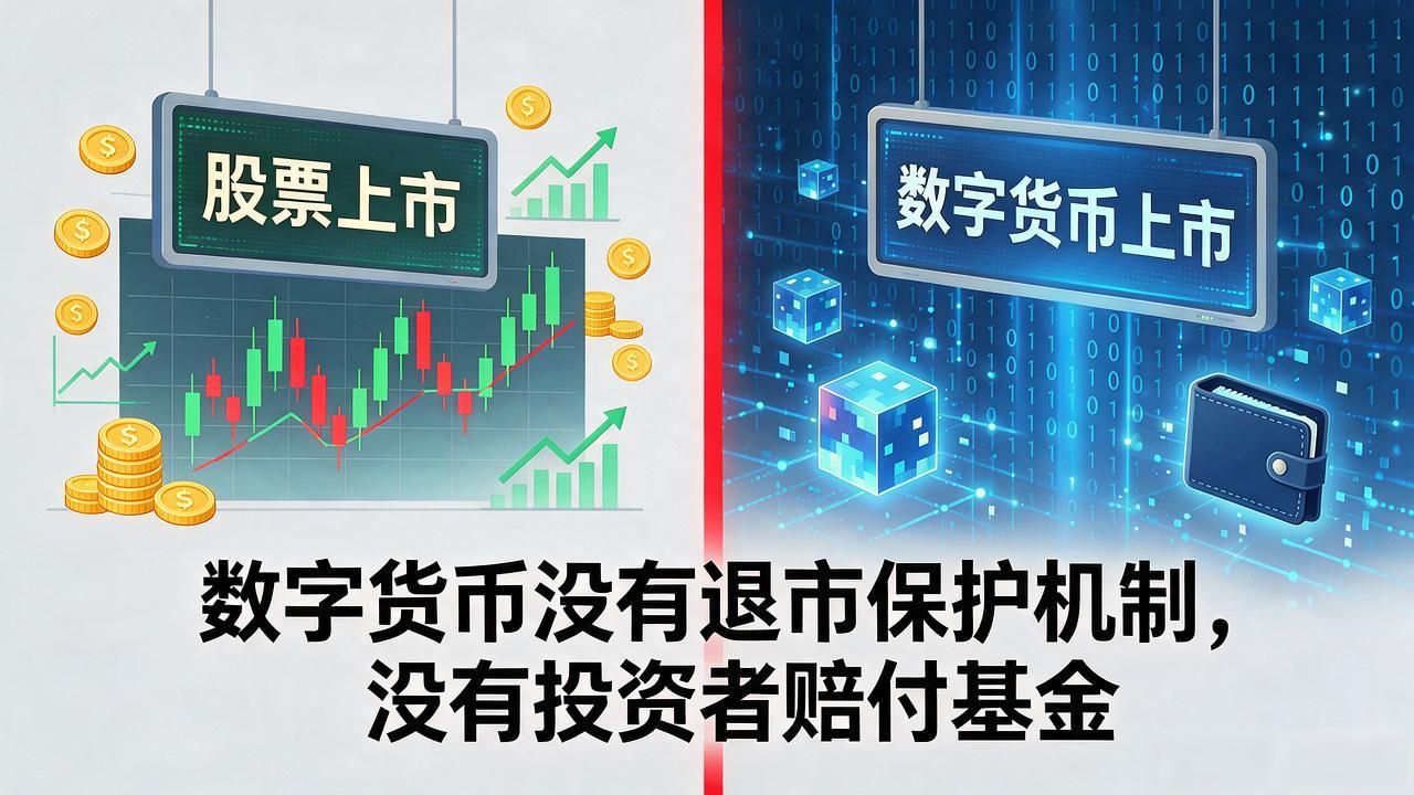 数字货币上架下架风险_数字货币上市与股票IPO的区别_何为数字货币上市