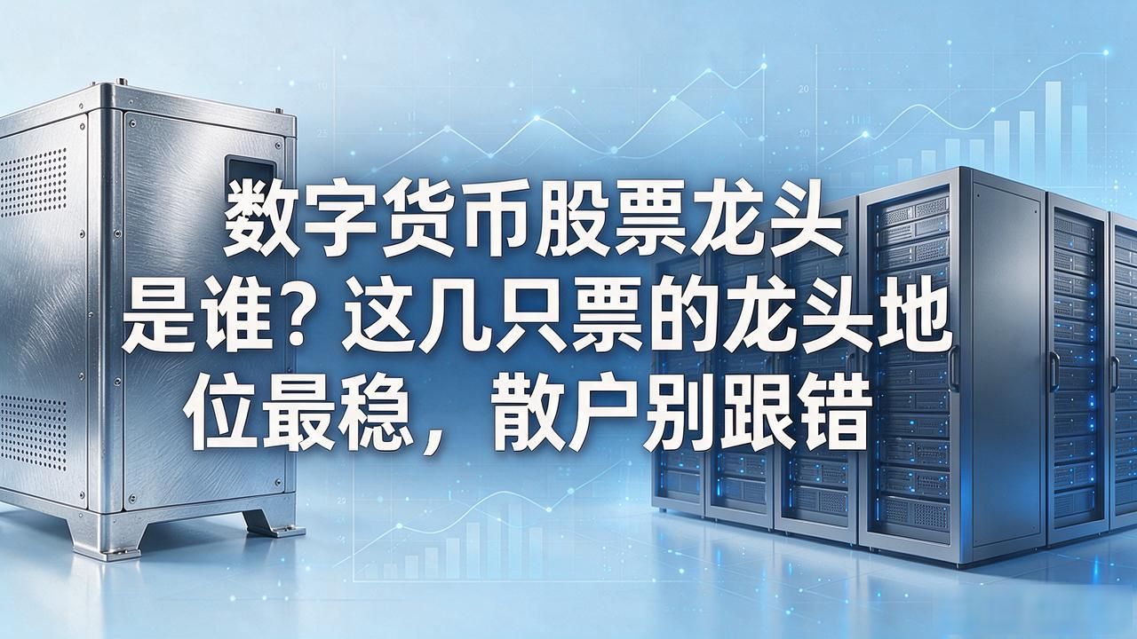 数字货币股票龙头是谁？这几只票的龙头地位最稳，散户别跟错
