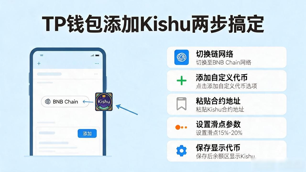 BNB Chain通缩代币操作指南_TP钱包添加Kishu代币教程_tp钱包 kishu