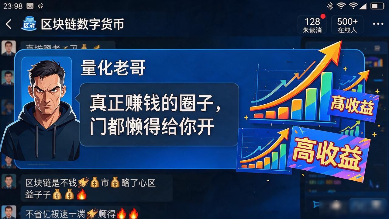 被朋友拉进区块链数字货币微信群后，我才明白那些喊单的人图什么