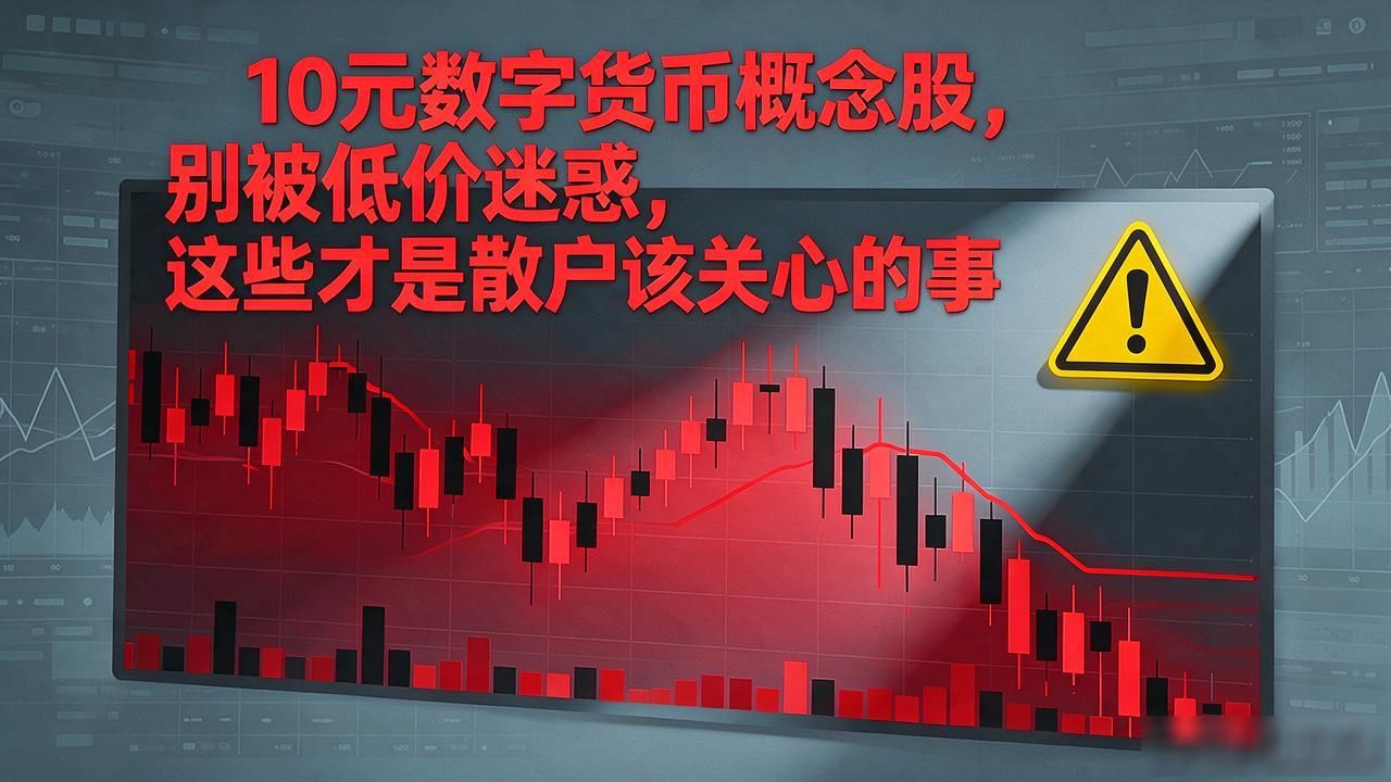 10元数字货币概念股，别被低价迷惑，这些才是散户该关心的事