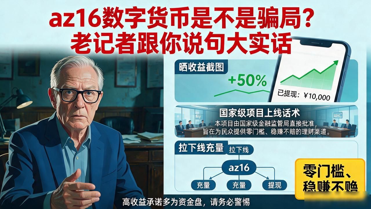 az16数字货币是不是骗局？老记者跟你说句大实话