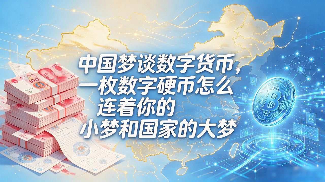 中国梦谈数字货币，一枚数字硬币怎么连着你的小梦和国家的大梦