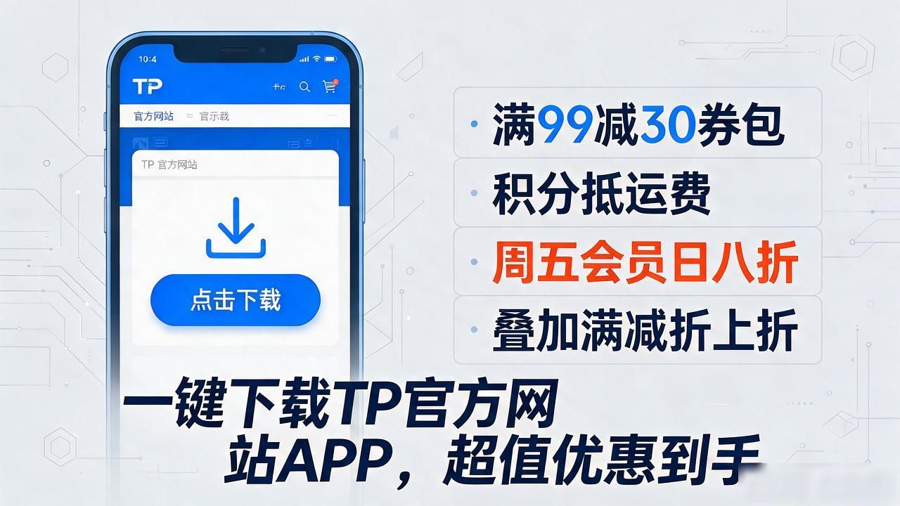 TP官方网站APP一键下载教程，超值优惠活动怎么领最划算