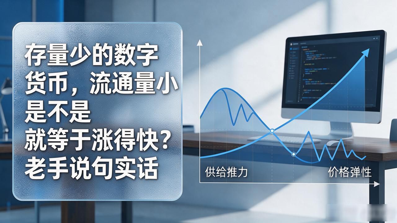 存量少的数字货币，流通量小是不是就等于涨得快？老手说句实话