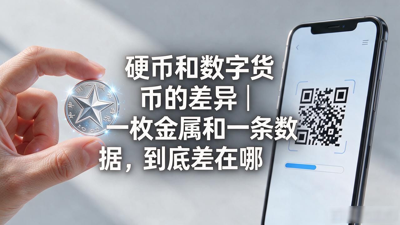 硬币和数字货币的差异｜一枚金属和一条数据，到底差在哪